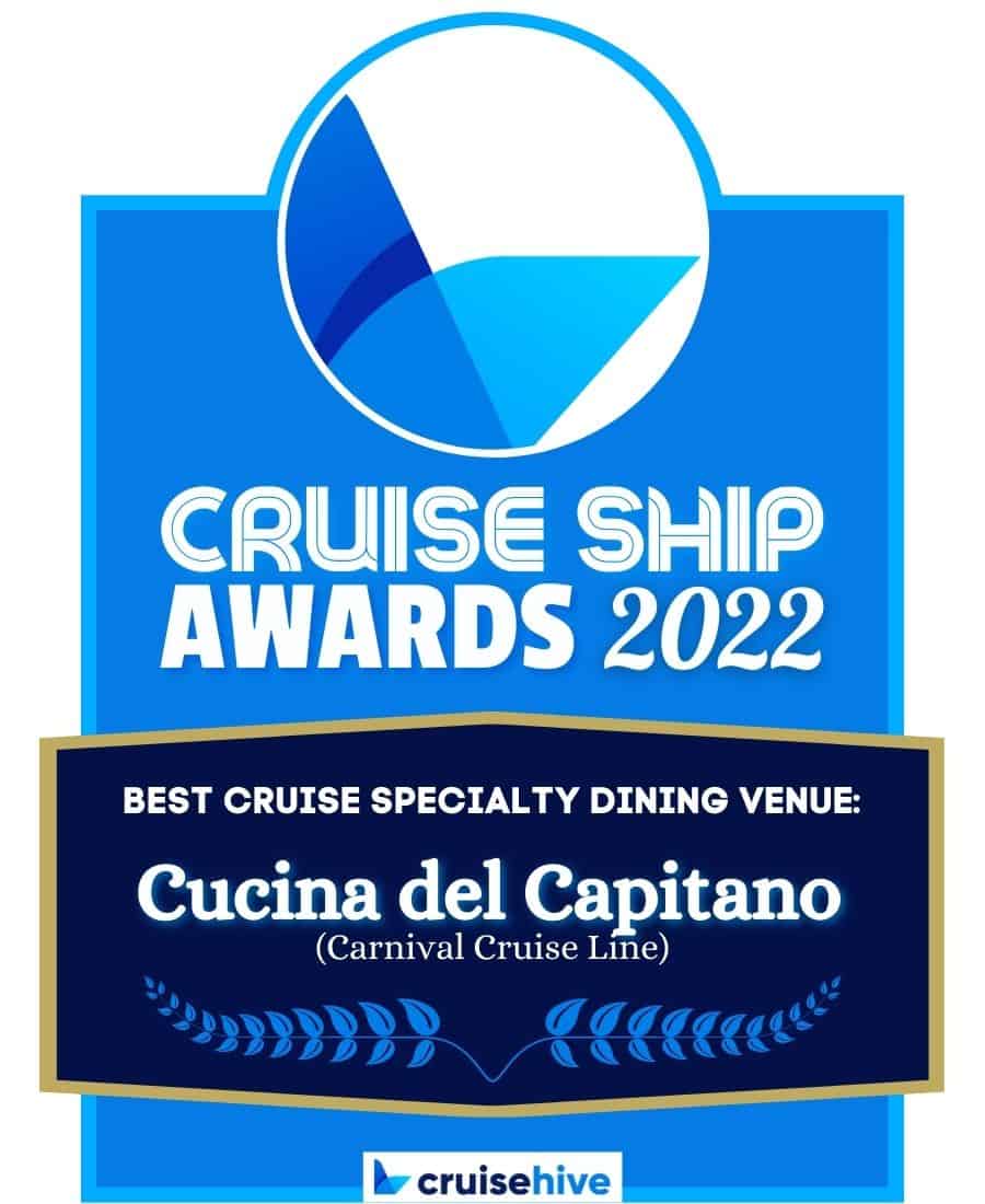 Best Cruise Line Specialty Dining Venue