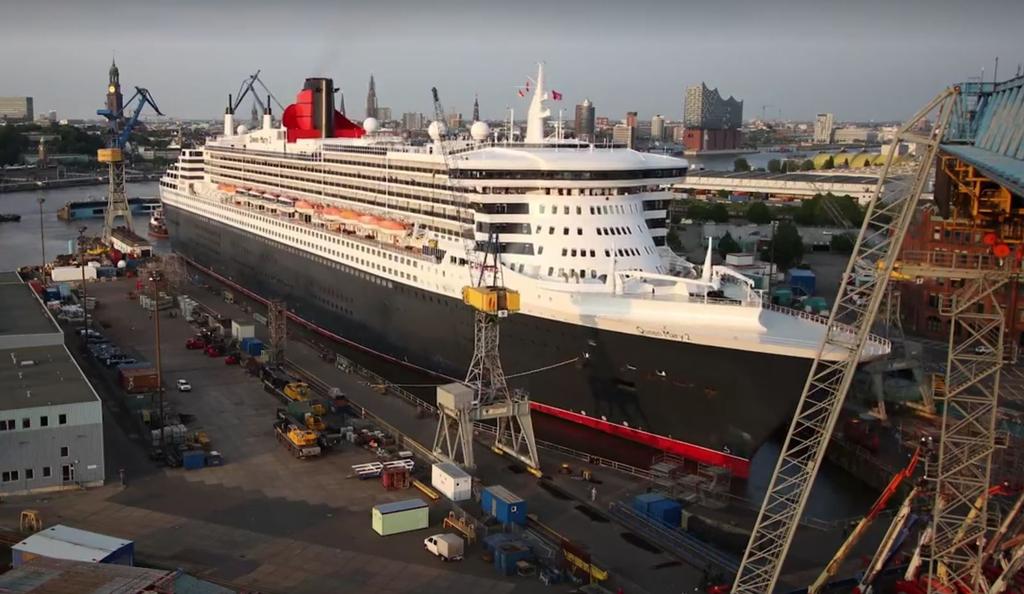 Queen Mary 2 Dry Dock