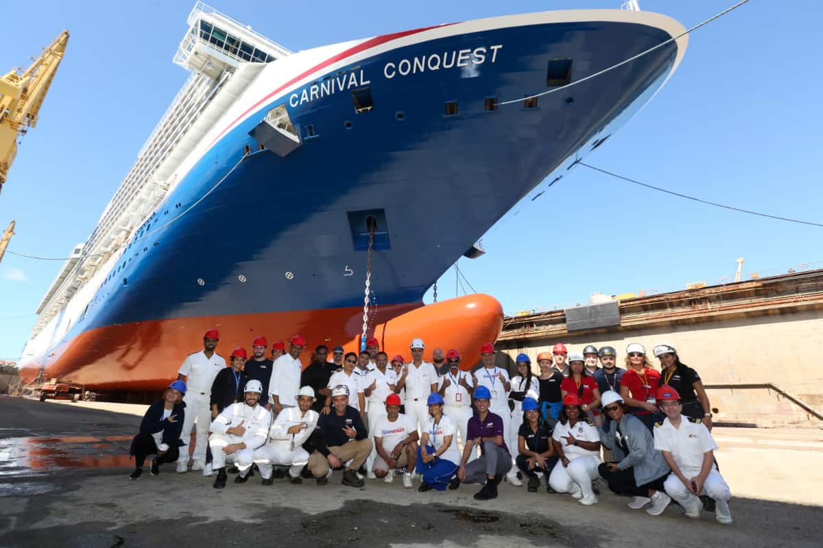 Carnival Conquest Dry Dock