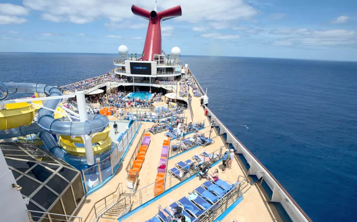 Carnival Sunrise Deck