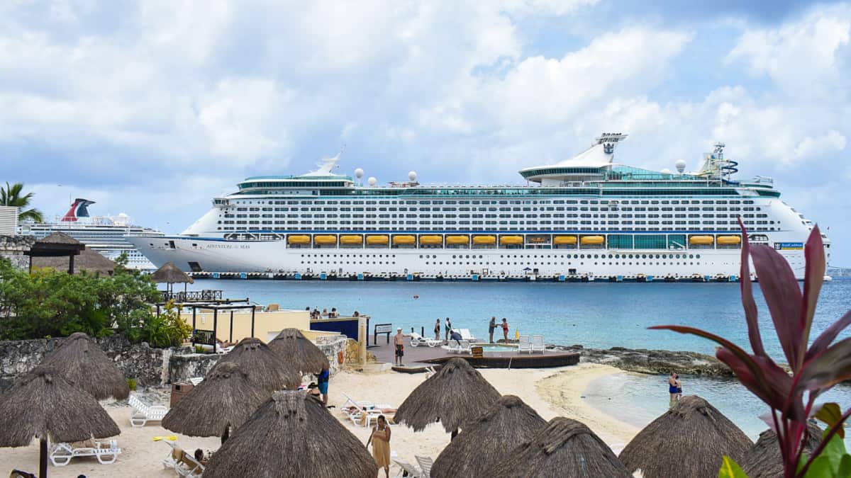 Cruise Ships Docked in Cozumel