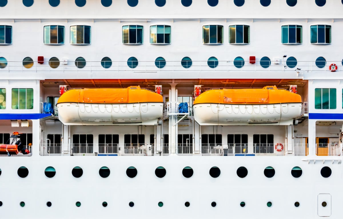Hull of a Cruise Ship