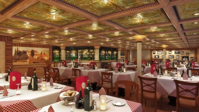 Cucina del Capitano, Carnival Cruise Line