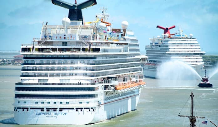 Carnival Cruise Line Ships Arrive in Galveston