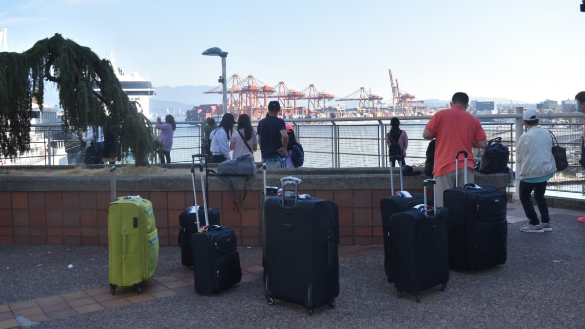 Royal Caribbean Luggage in Port