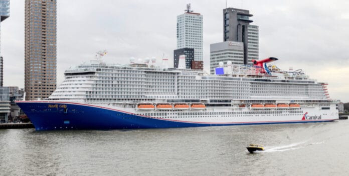 Mardi Gras Docked in Rotterdam