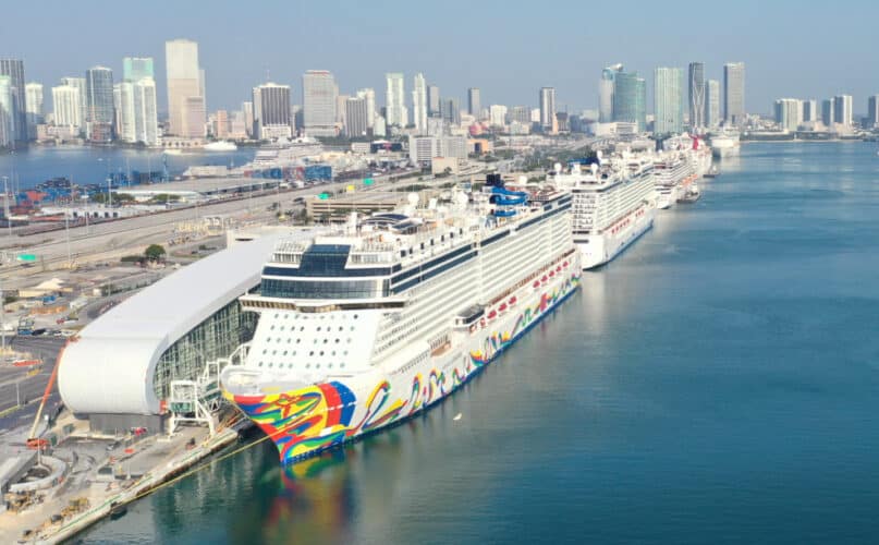 Cruise Ships at Port of Miami