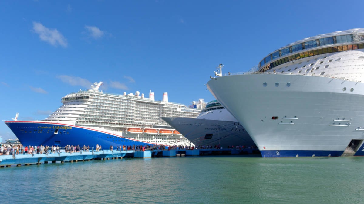Cruise Ships Docked in San Juan, Puerto Rico