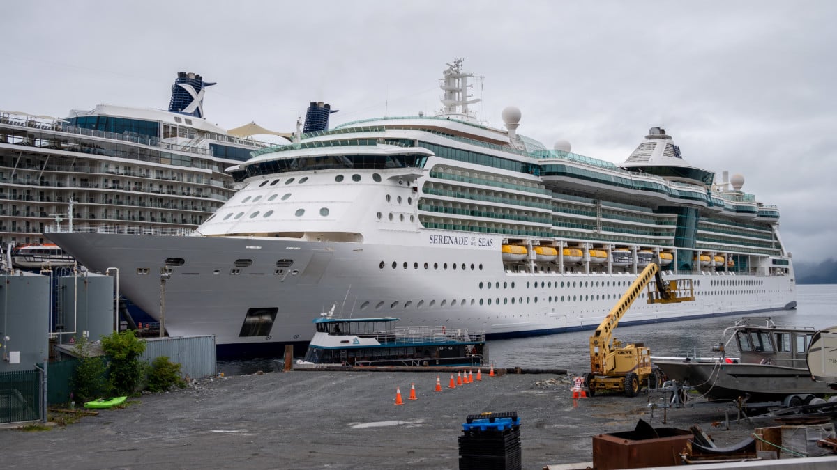 Cruise Ships Docked in Sitka, Alaska
