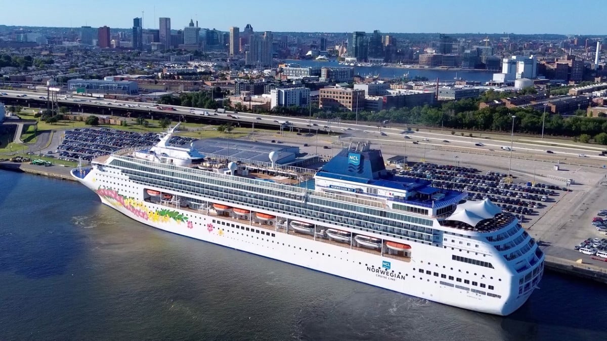 Norwegian Sky Cruise Ship in Baltimore