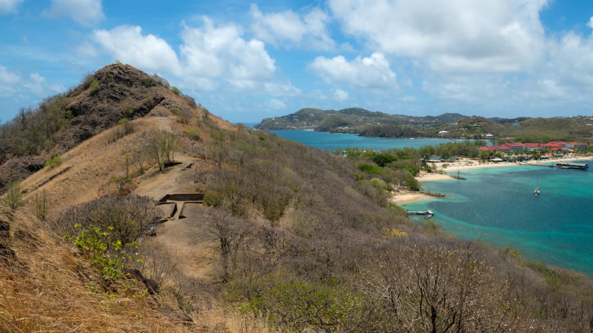 Pigeon Island in St Lucia
