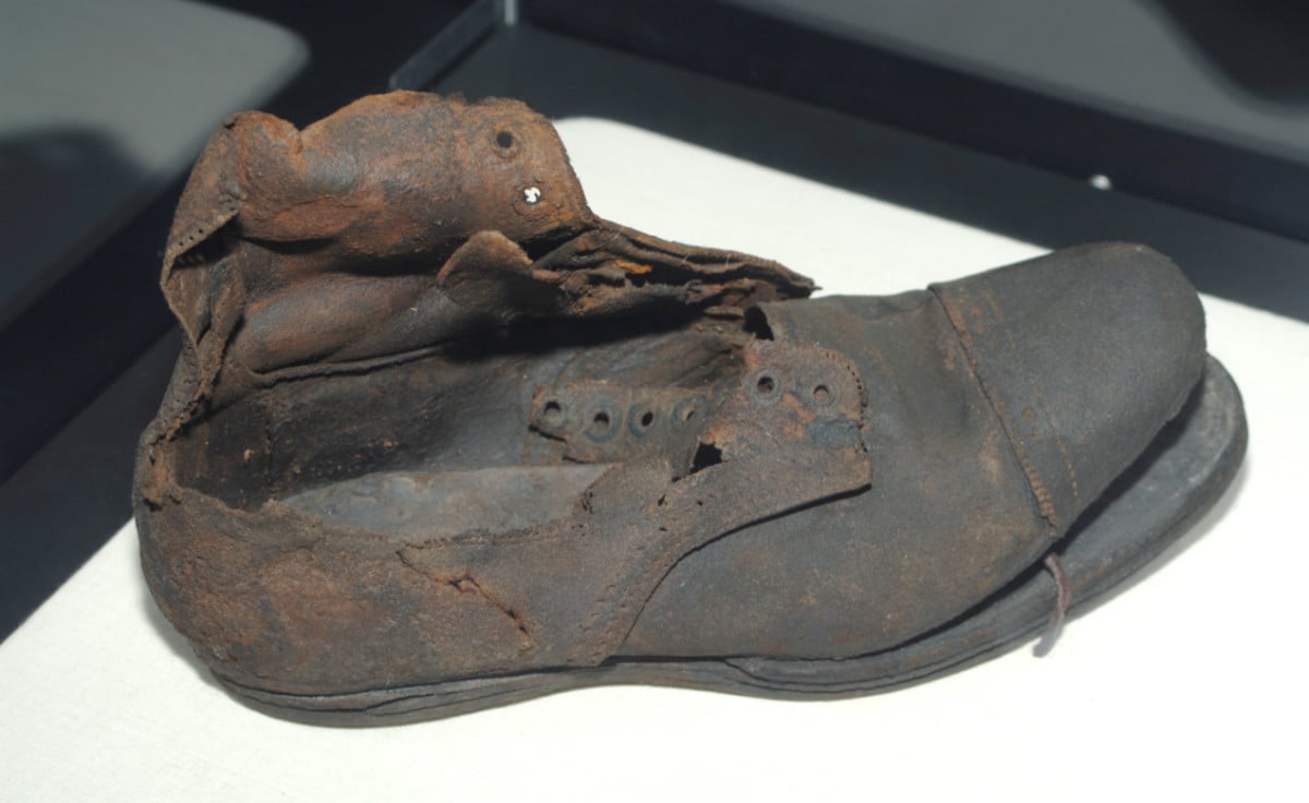 Shoe From Titanic Wreckage