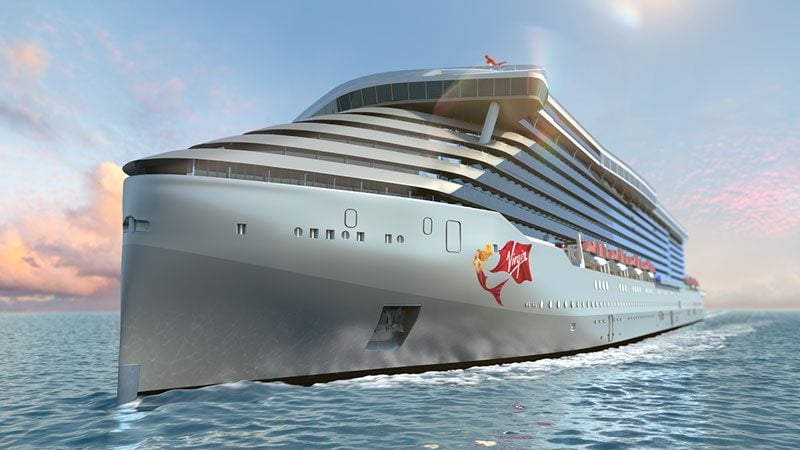 Virgin Voyages Cruise Ship Rendering